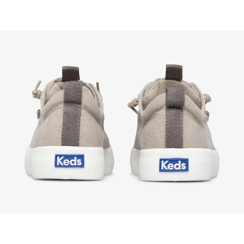 Keds Kickback Canvas Washable Naisten Lace Ups Harmaat | HXST39628