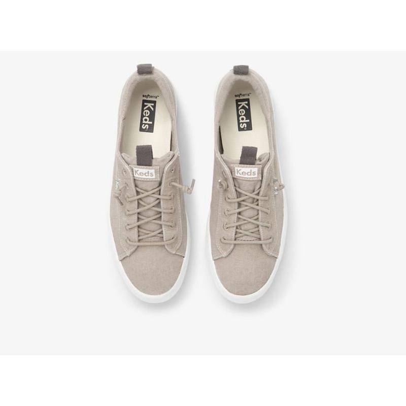 Keds Kickback Canvas Washable Naisten Lace Ups Harmaat | HXST39628