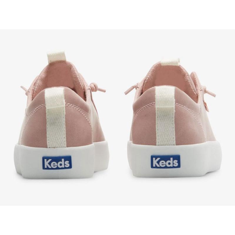 Keds Kickback Faux Slip On Naisten Leather Sneakers Pinkki | IBXO95360