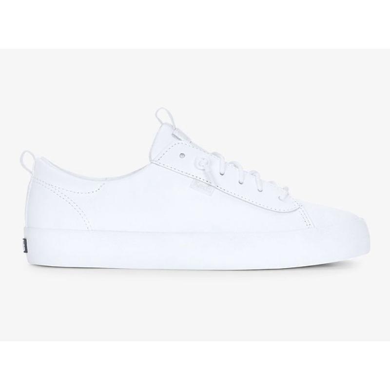 Keds Kickback Nahkaiset Naisten Lace Ups Valkoinen | YAFK41807