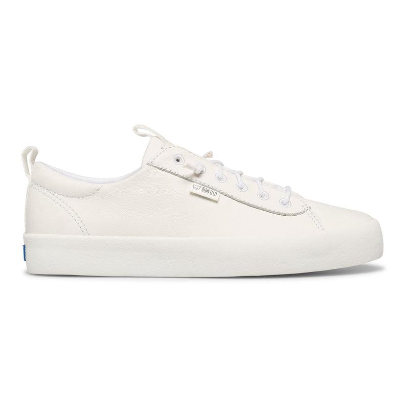 Keds Kickback Nahkaiset Naisten Leather Sneakers Valkoinen | KCYD61459