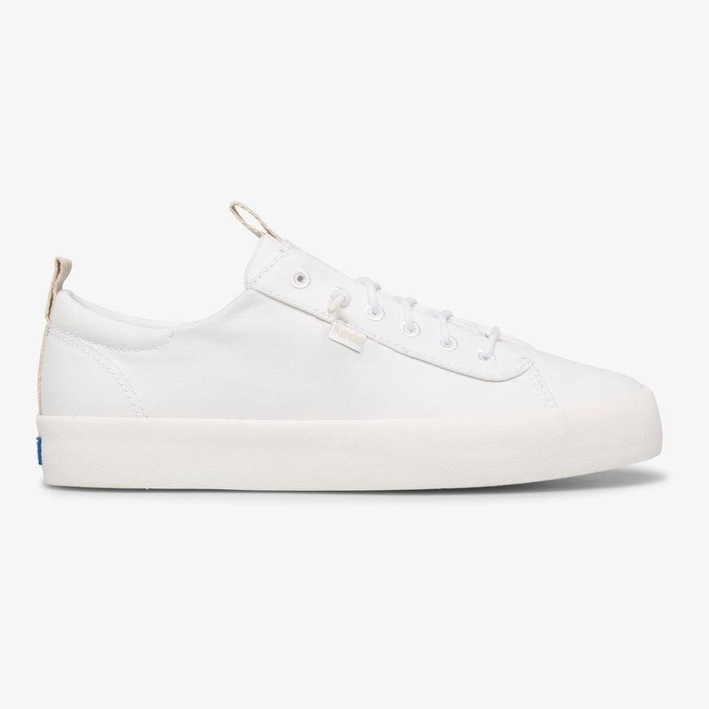 Keds Kickback Organic Puuvilla Naisten Canvas Valkoinen | TUZG84725