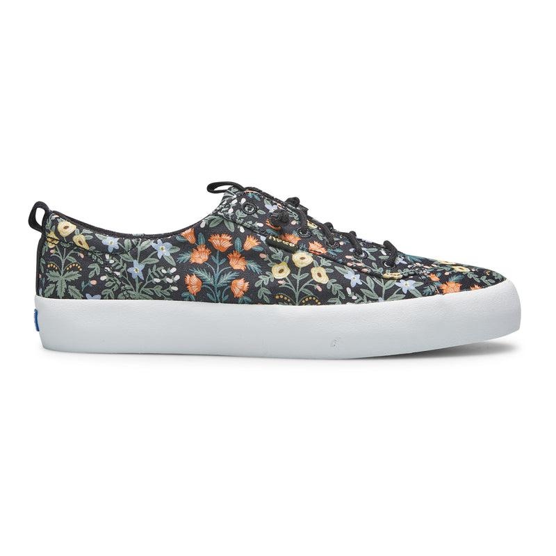 Keds Kickback Rifle Paper Co. Lottie Naisten Mokkasiinit Mustat | YOUK29308