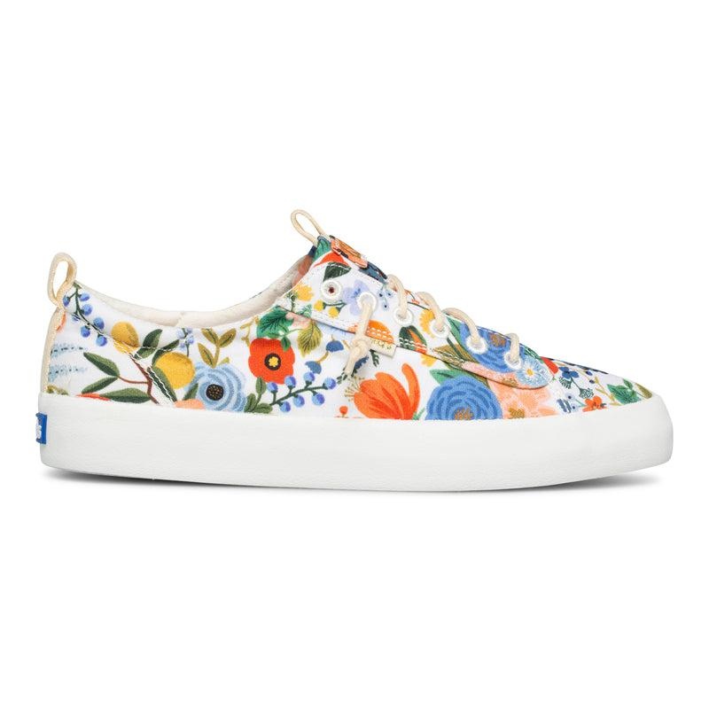 Keds Kickback Rifle Paper Co Garden Party Naisten Prints White/Multicolor | ZWNK35971