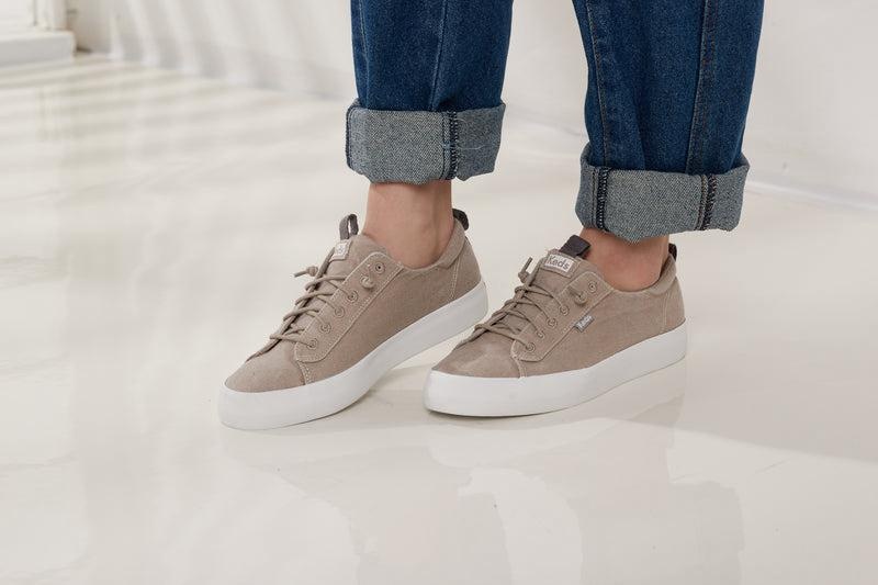 Keds Kickback Washable Organic Puuvilla Naisten Canvas Harmaat | GAWT78325