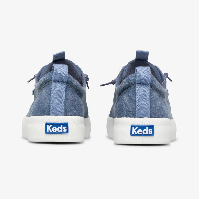 Keds Kickback Washable Organic Puuvilla Naisten Canvas Laivastonsininen | ILJD01542