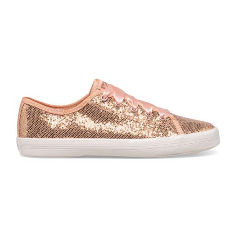 Keds Kickstart Celebrations Big Kid Lasten Canvas Pinkki Kultaiset | RHAS48619