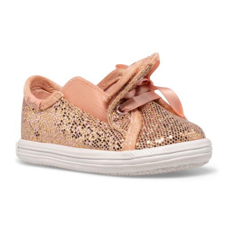 Keds Kickstart Celebrations Junior Lasten Canvas Pinkki Kultaiset | IUQV32017