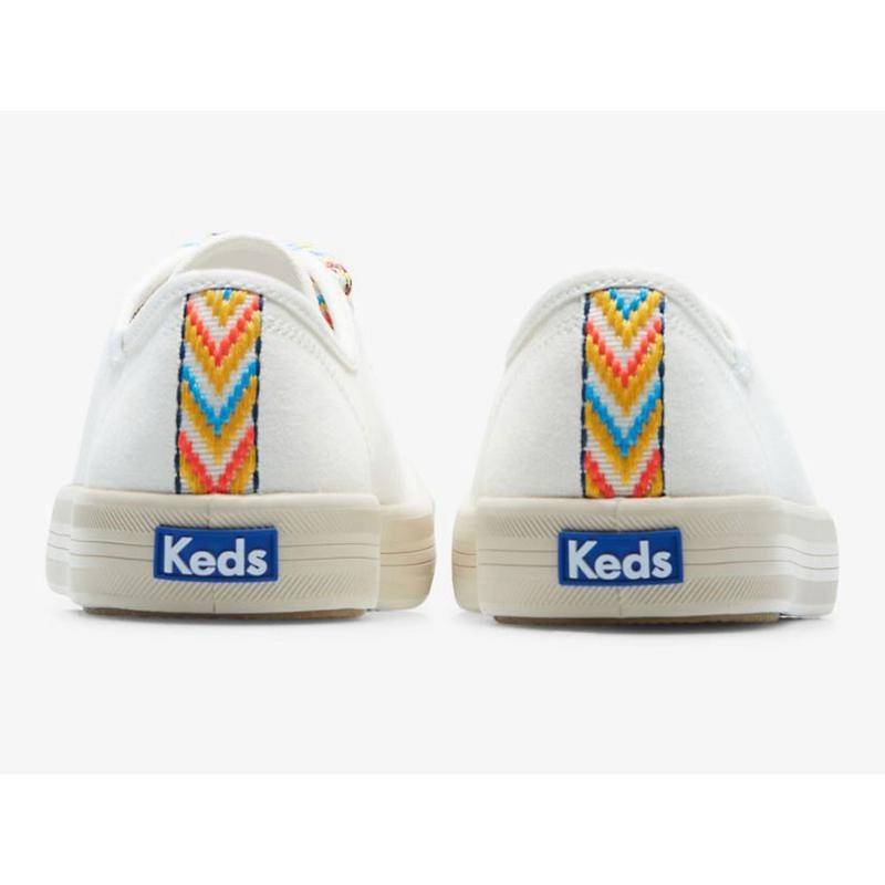 Keds Kickstart Fair Isle Naisten Lace Ups Valkoinen Monivärinen | KCSZ20683