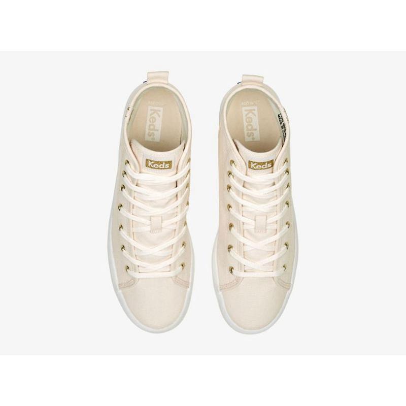 Keds Kickstart Hi Canvas Naisten Lace Ups Vaaleanpinkki | CMJD32976