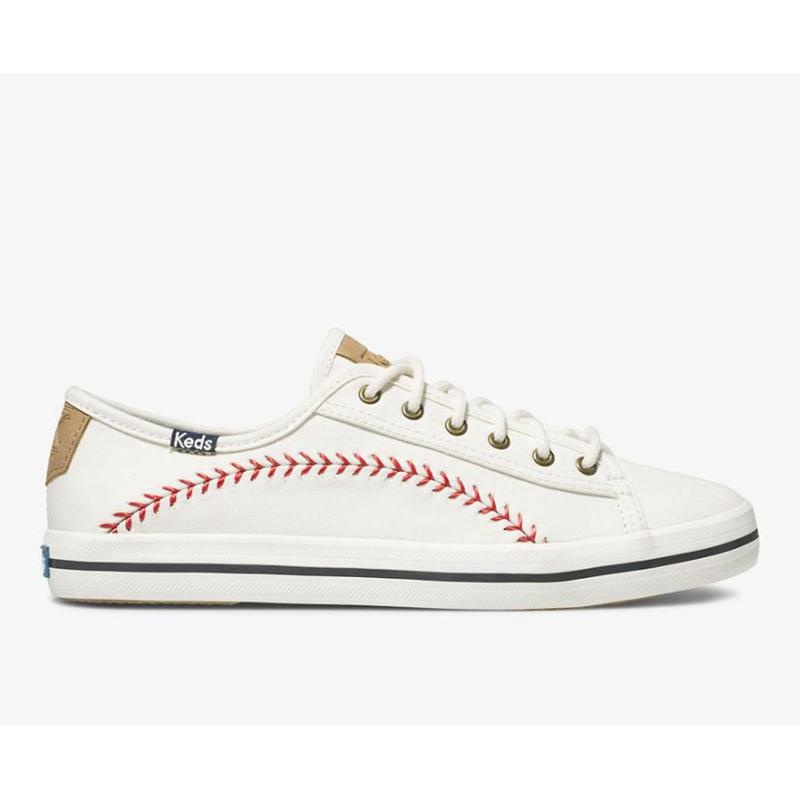 Keds Kickstart Pennant Naisten Lace Ups Valkoinen | MFWQ86741