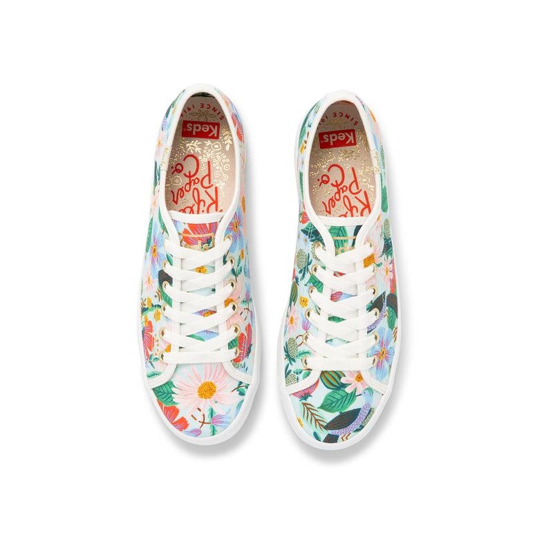 Keds Kickstart Rifle Paper Co Dovecoat Mint Naisten Prints Minttu | RKWA16387