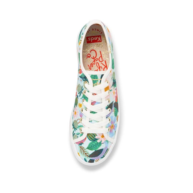 Keds Kickstart Rifle Paper Co Dovecoat Mint Naisten Prints Minttu | RKWA16387