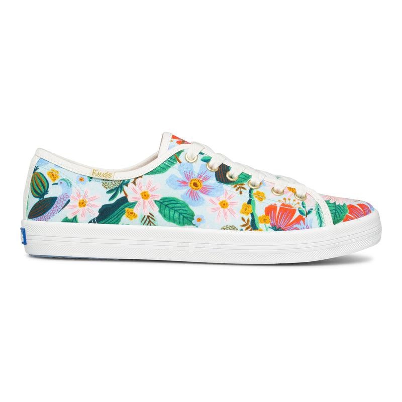 Keds Kickstart Rifle Paper Co Dovecoat Mint Naisten Prints Minttu | RKWA16387