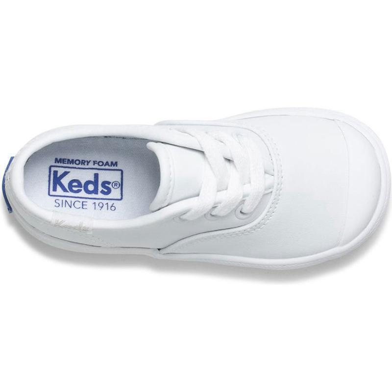 Keds Little Kid's Champion Varvas Cap Lasten Sneaker Valkoinen | QZWC94028