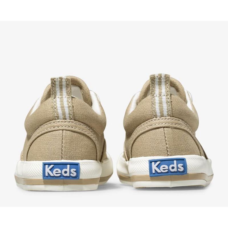 Keds Little Kid's Graham Lasten Sneaker Stone Darkkhaki | NEOR38620