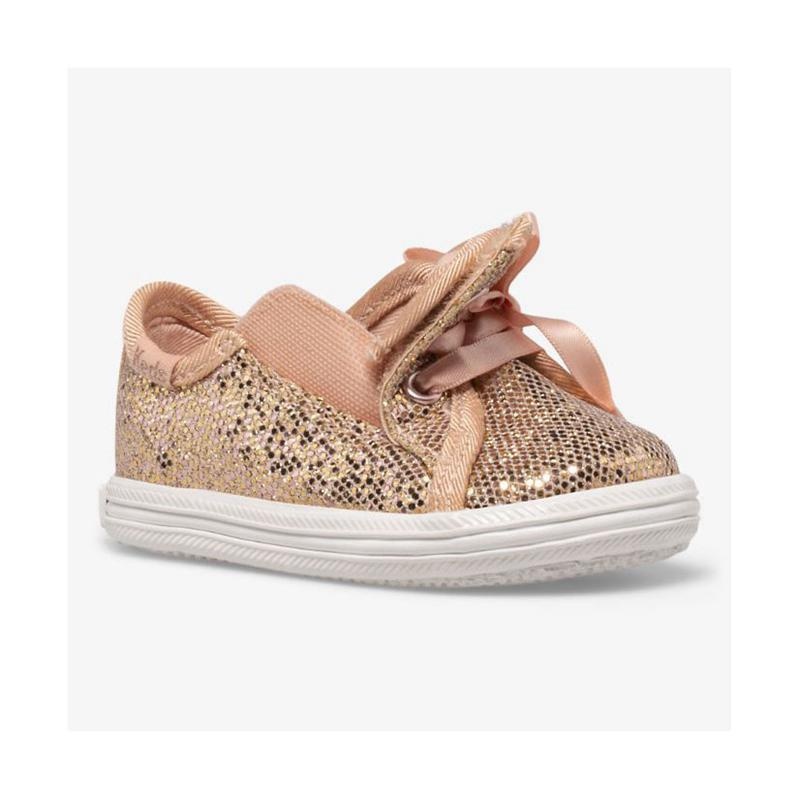 Keds Little Kid's Kickstart Crib Celebrations Lasten Sneaker Pinkki Kultaiset | HVQN43810