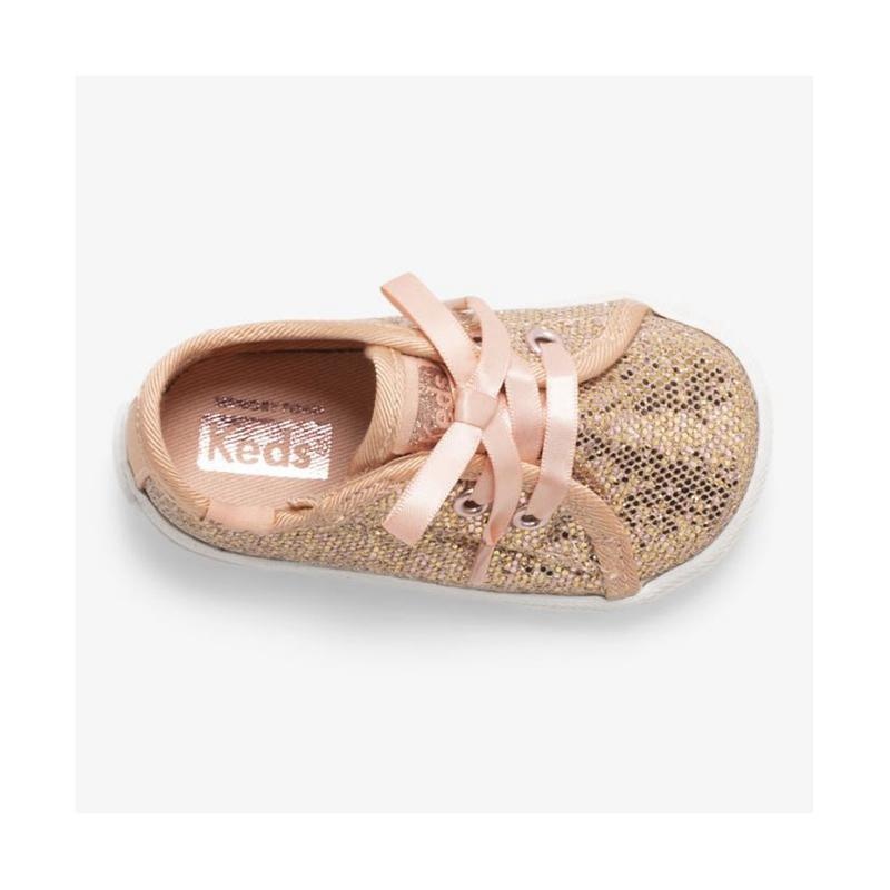 Keds Little Kid's Kickstart Crib Celebrations Lasten Sneaker Pinkki Kultaiset | HVQN43810