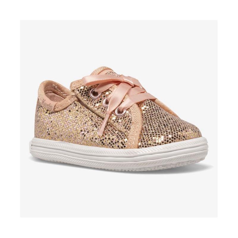 Keds Little Kid's Kickstart Crib Celebrations Lasten Sneaker Pinkki Kultaiset | HVQN43810