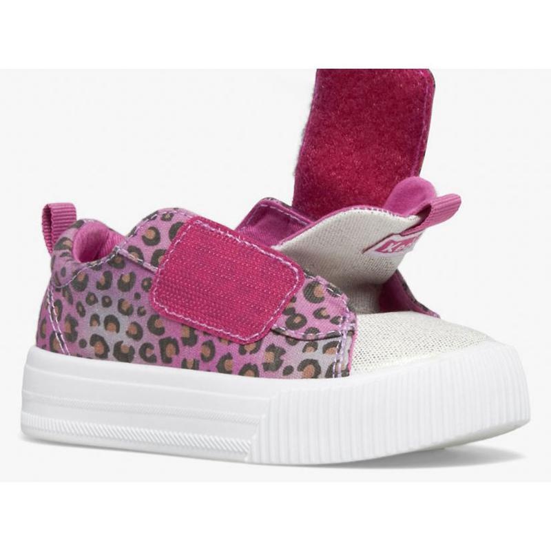 Keds Little Kid's Triple Step Jr Lasten Sneaker Pinkki Leopardi | HRXP54271