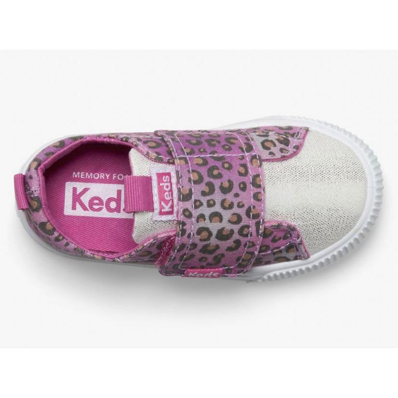 Keds Little Kid's Triple Step Jr Lasten Sneaker Pinkki Leopardi | HRXP54271