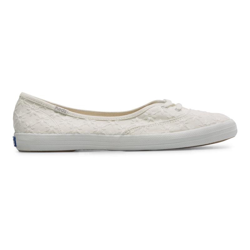 Keds Mini Eyelet Canvas Naisten Canvas Valkoinen | UQFT89362