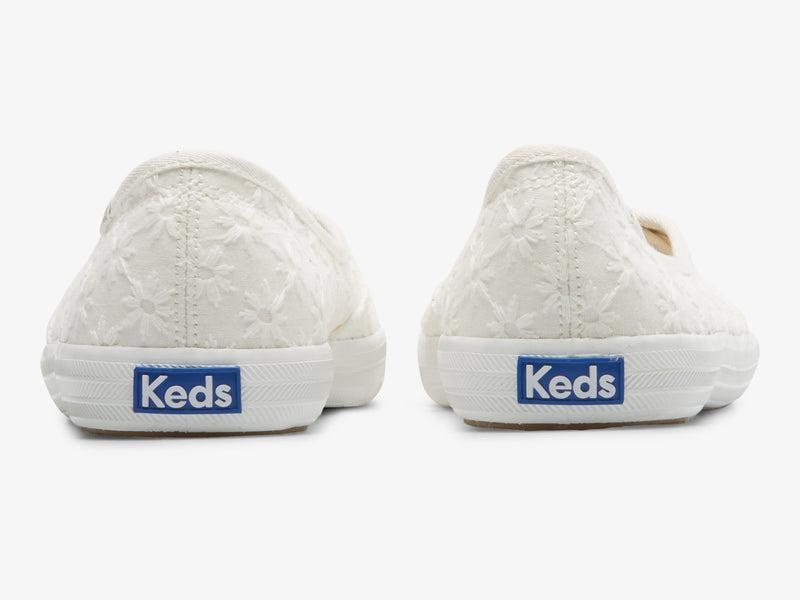 Keds Mini Eyelet Canvas Naisten Canvas Valkoinen | UQFT89362