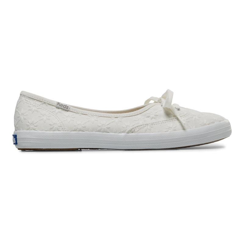 Keds Mini Eyelet Canvas Naisten Mokkasiinit Valkoinen | PSOK26435