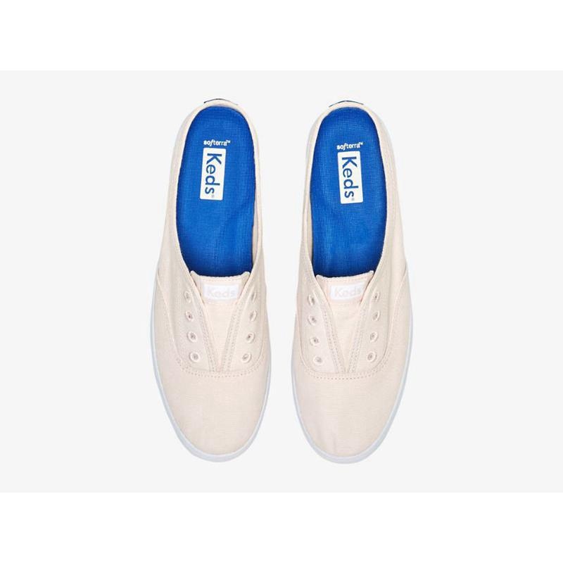 Keds Moxie Mule Washed Twill Naisten Mokkasiinit Vaaleanpinkki | OMCN41703