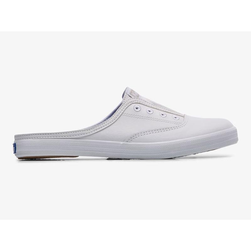 Keds Moxie Nahkaiset Slip On Naisten Muulit Valkoinen | GEMP30257