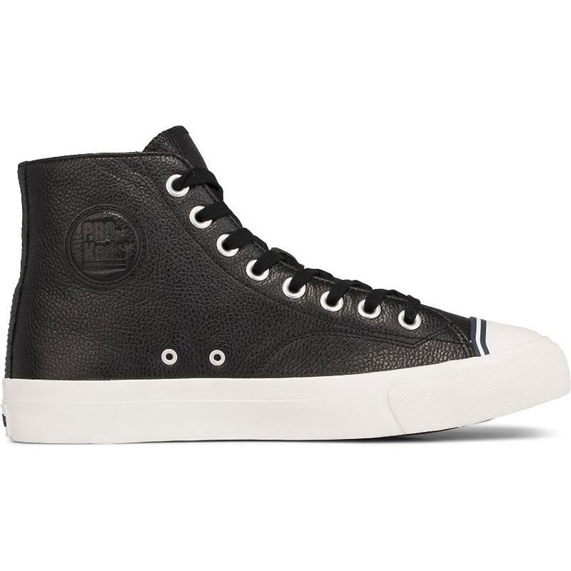 Keds Royal Hi Nahkaiset Miesten Sneaker Mustat | CFJQ38569