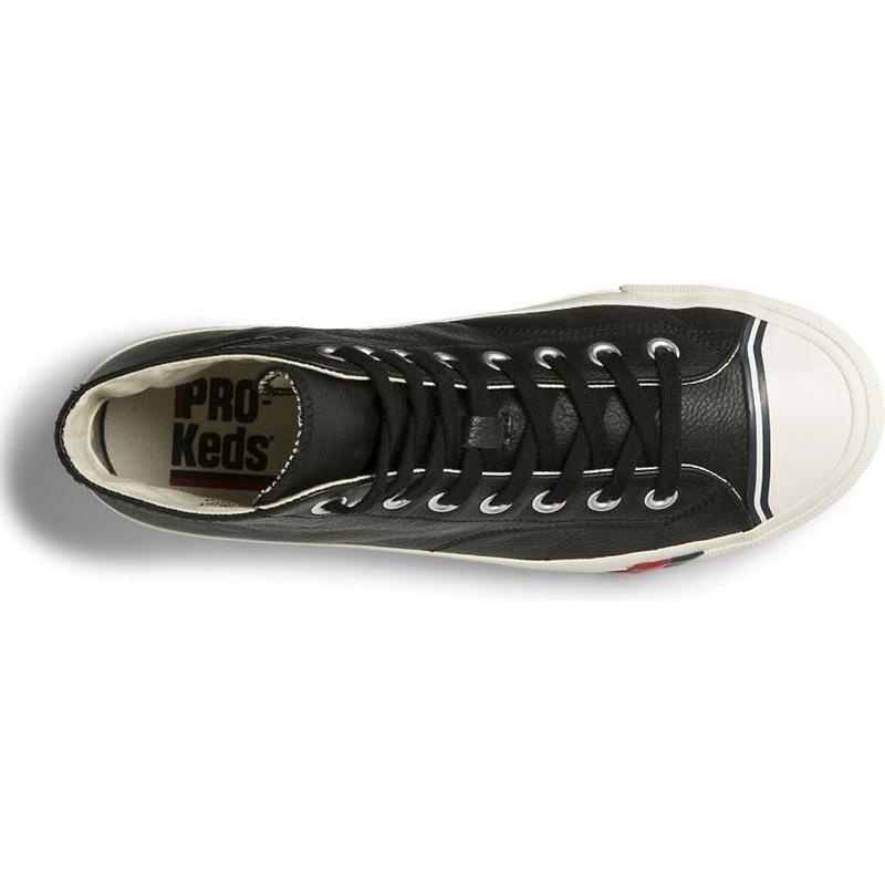 Keds Royal Hi Nahkaiset Miesten Sneaker Mustat | CFJQ38569