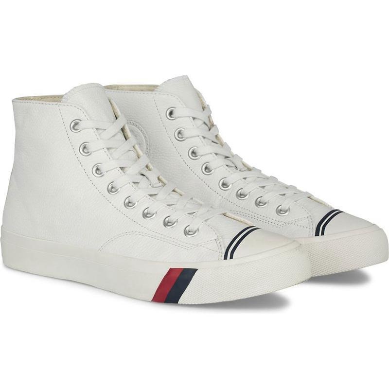 Keds Royal Hi Nahkaiset Miesten Sneaker Valkoinen | BQIP61487