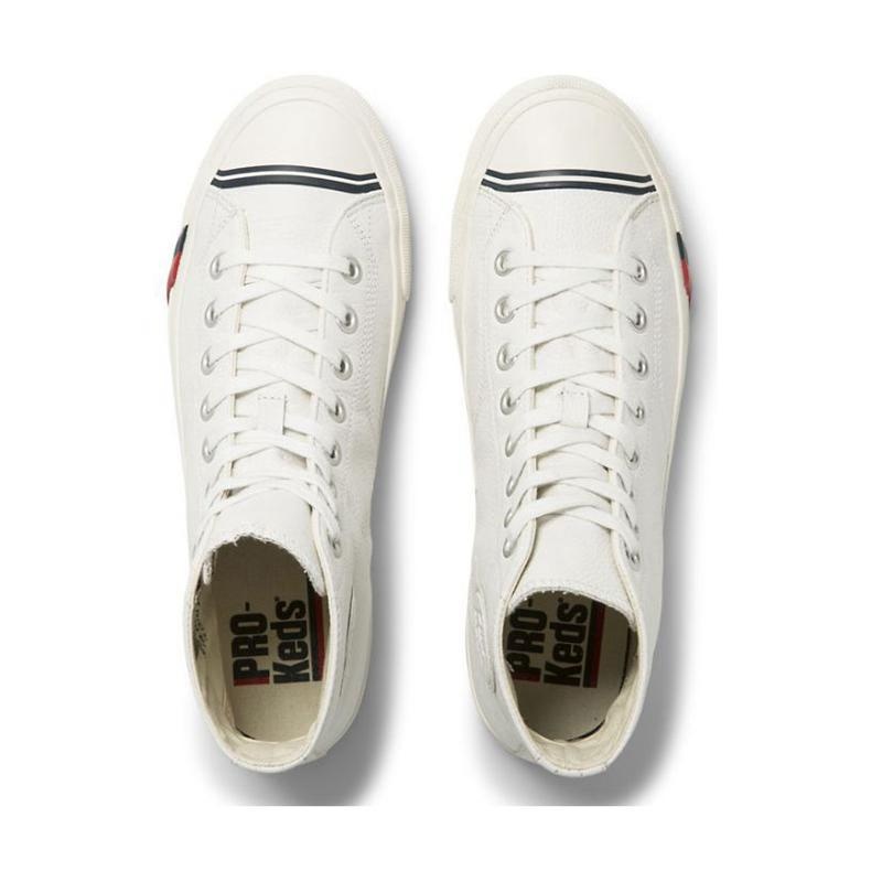 Keds Royal Hi Nahkaiset Miesten Sneaker Valkoinen | BQIP61487