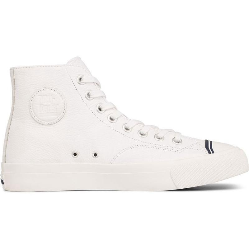 Keds Royal Hi Nahkaiset Miesten Sneaker Valkoinen | BQIP61487