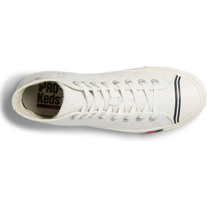 Keds Royal Hi Nahkaiset Miesten Sneaker Valkoinen | BQIP61487