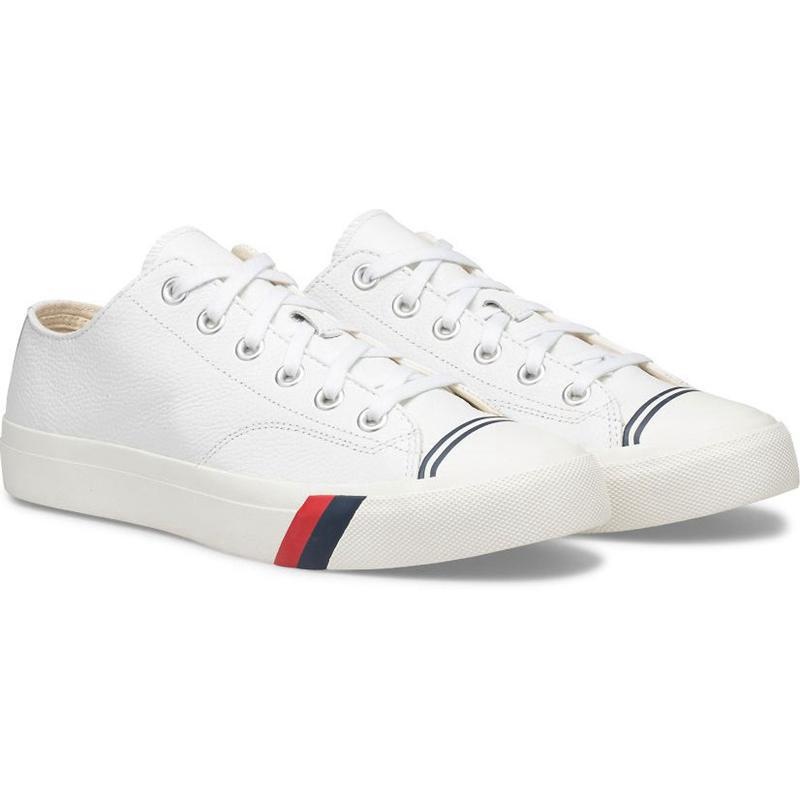 Keds Royal Lo Classic Nahkaiset Miesten Sneaker Valkoinen | ZEGP27093