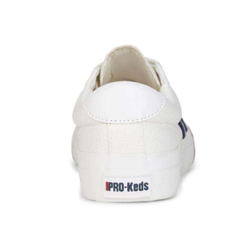 Keds Royal Plus Canvas Miesten Sneaker Valkoinen Laivastonsininen | HNJO06954