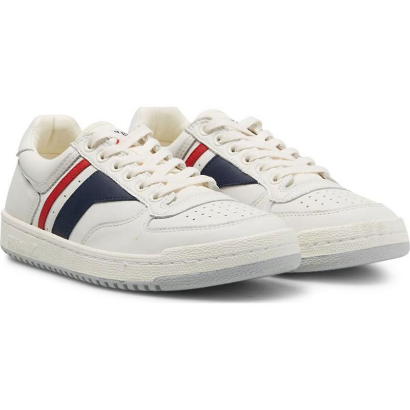 Keds Skyhawk Lo Nahkaiset Miesten Sneaker Valkoinen Sininen Punainen | LEFN50236