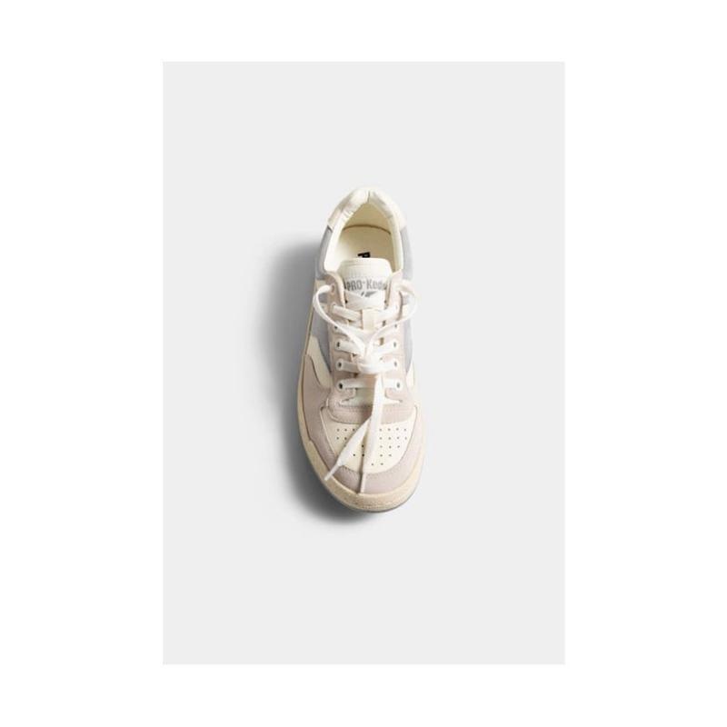 Keds Skyhawk Lo Nahkaiset Mix Miesten Sneaker Kerma Valkoinen | BNYC39647