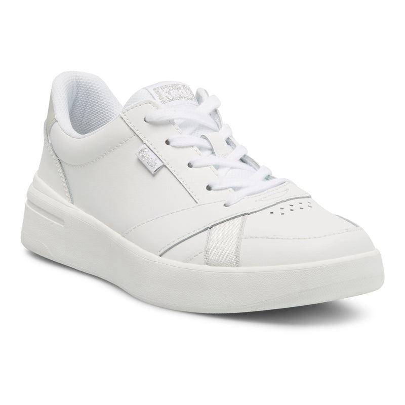 Keds The Court Nahkaiset Naisten Leather Sneakers Valkoinen | IXYZ50127