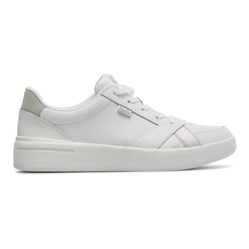 Keds The Court Nahkaiset Naisten Leather Sneakers Valkoinen | IXYZ50127