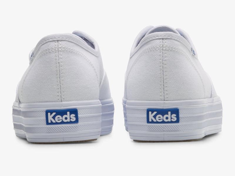 Keds The Platform Canvas Naisten Canvas Valkoinen | AKOP09157