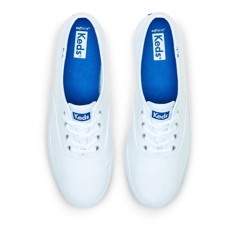 Keds The Platform Canvas Naisten Canvas Valkoinen | AKOP09157