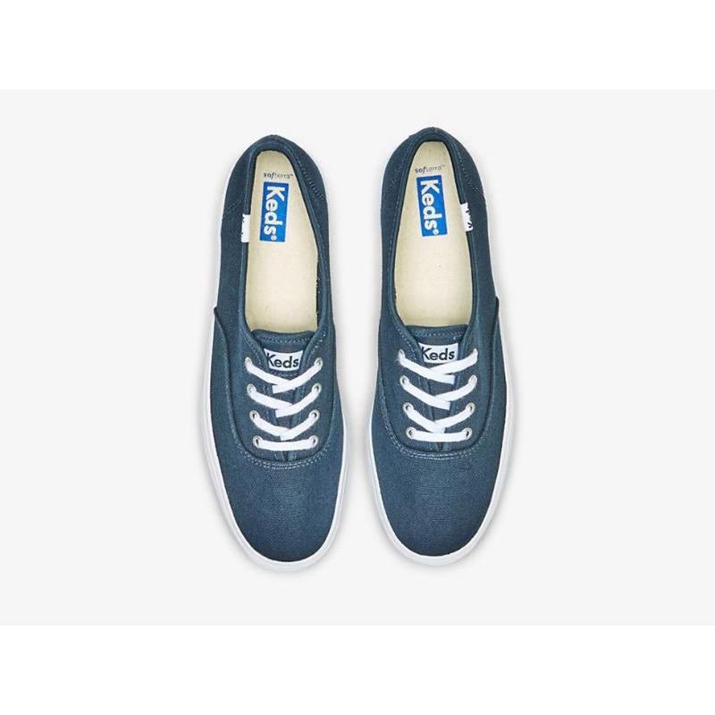 Keds The Platform Canvas Naisten Platform Sneakers Laivastonsininen | CLRG76512