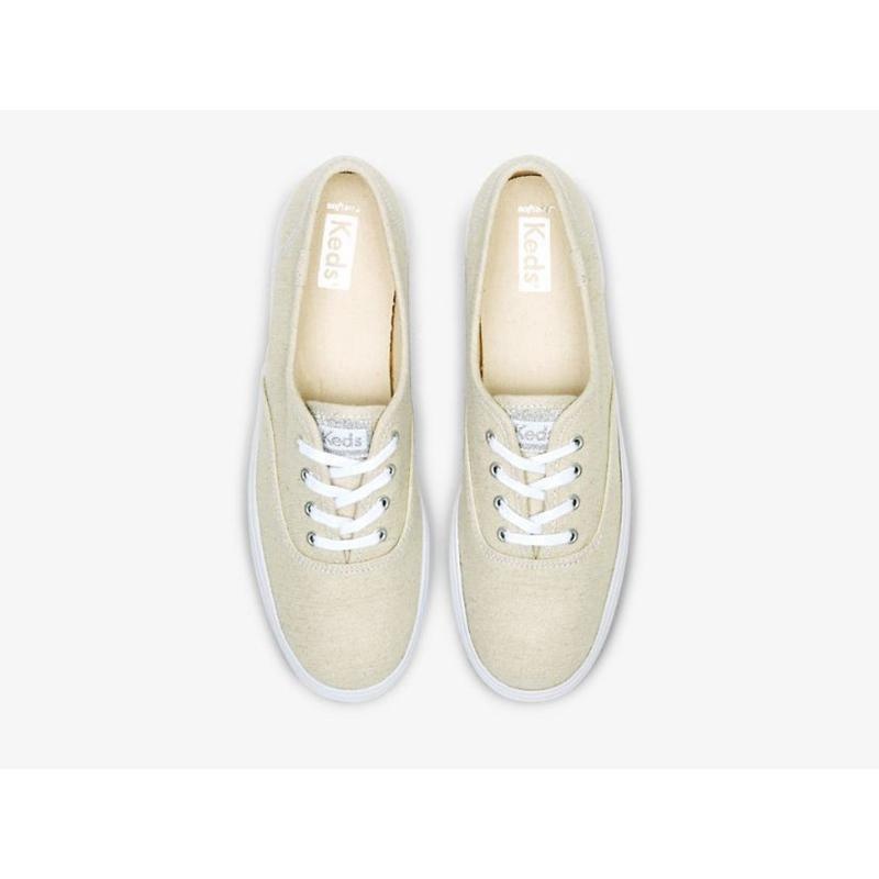 Keds The Platform Metallic Tekstiili Naisten Lace Ups Hopea | JNSQ67421