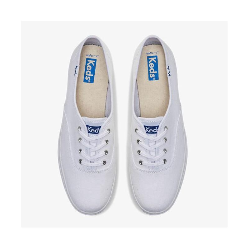 Keds The Platform Nahkaiset Naisten Lace Ups Valkoinen | QJCY61082