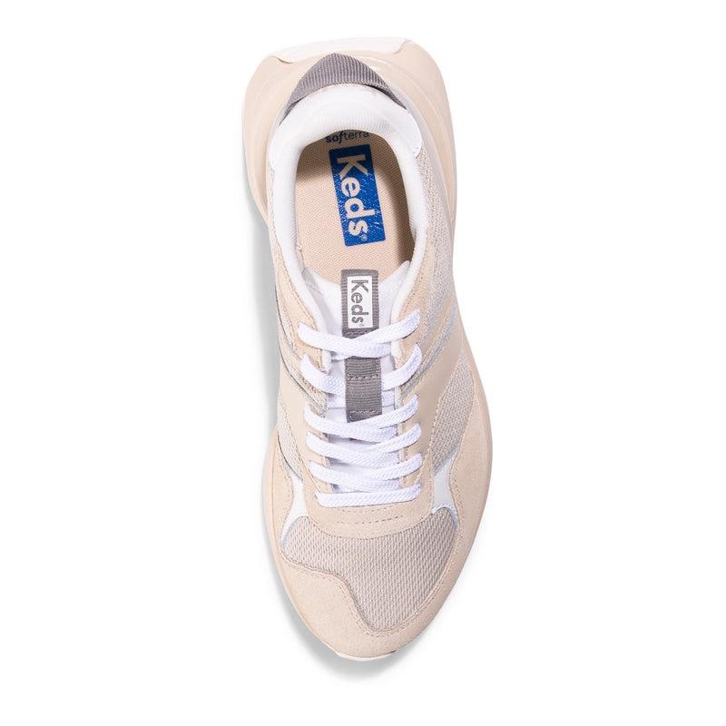 Keds Tiasa Retro Runner Cream Naisten Canvas Navajowhite | QIJE23719