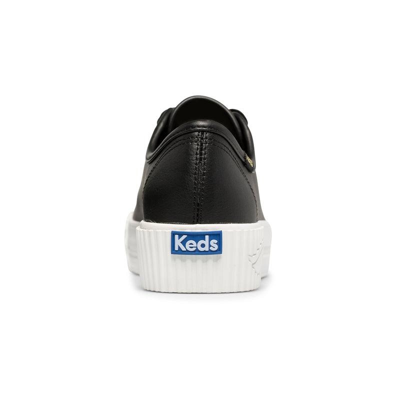 Keds Triple Kick AMP Nahkaiset Naisten Leather Sneakers Mustat | FCDE68173