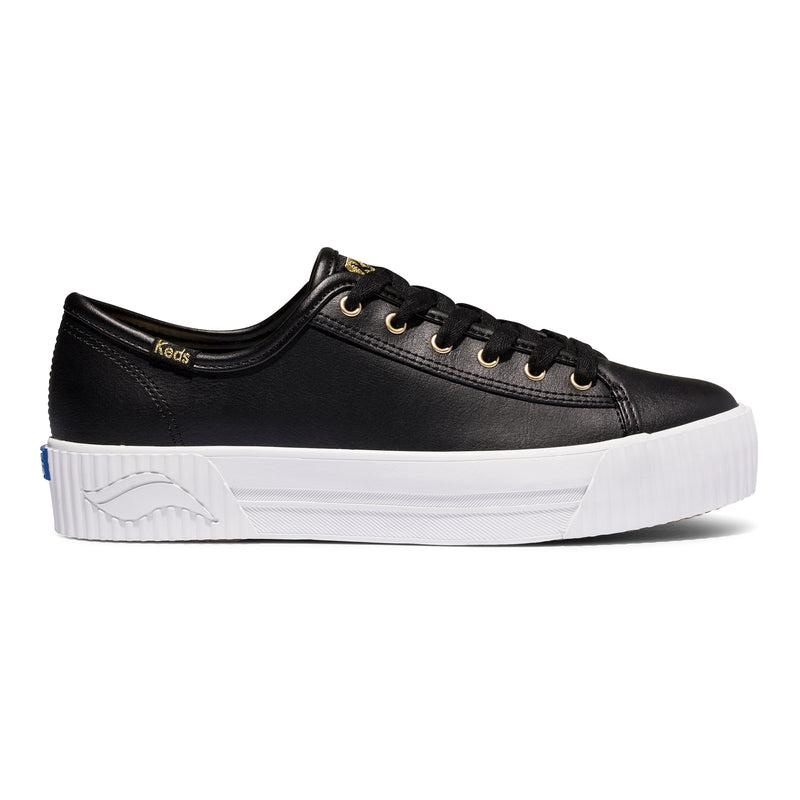 Keds Triple Kick AMP Nahkaiset Naisten Leather Sneakers Mustat | FCDE68173